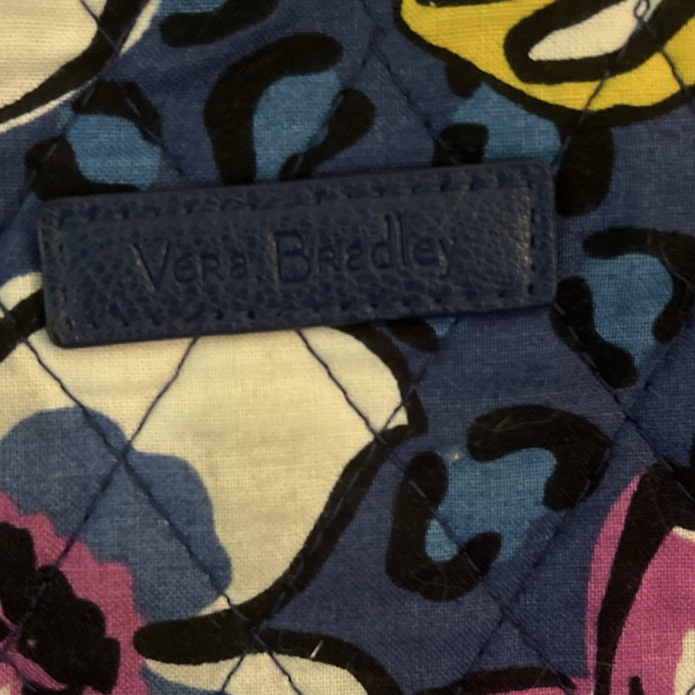 Vera Bradley African Violet Grand Traveler Bag Zip Detachable Adjustable Strap - Picture 2 of 8